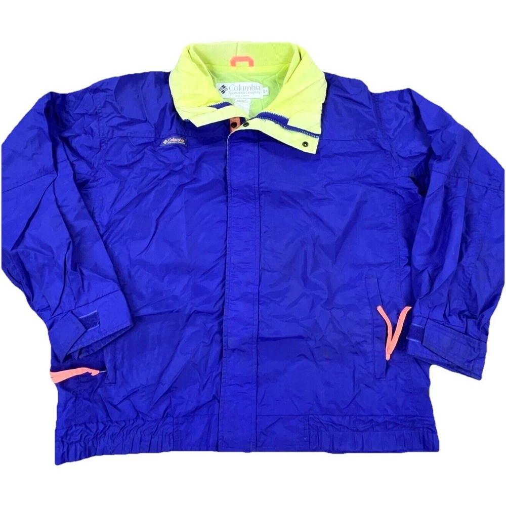 Vintage Columbia Jacket Men Medium Purple Parka Ski Coat Bugaboo 90s Y2K Adult